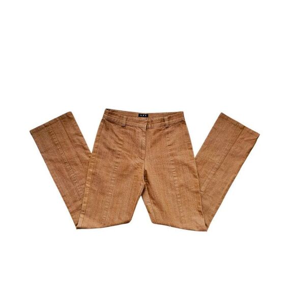 y2k minimalist straight-leg trouser jeans - Picture 1 of 5